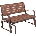 Lifetime Products Lifetime® Glider Bench, Mocha Brown 60290